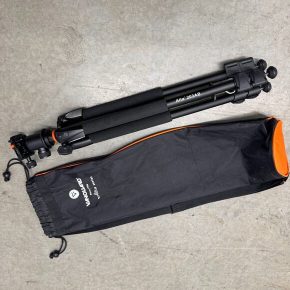 Vanguard Espod Plus 203AB Tripod W Ball Head & Case OOP - Picture 1 of 6